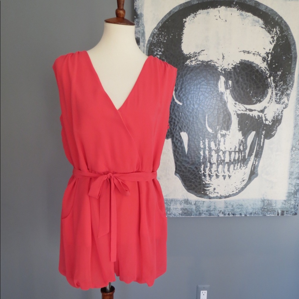 Bar III Sleeveless Romper